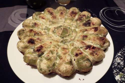 tarte tatin aux poireaux - votre dieteticienne - valerie coureau